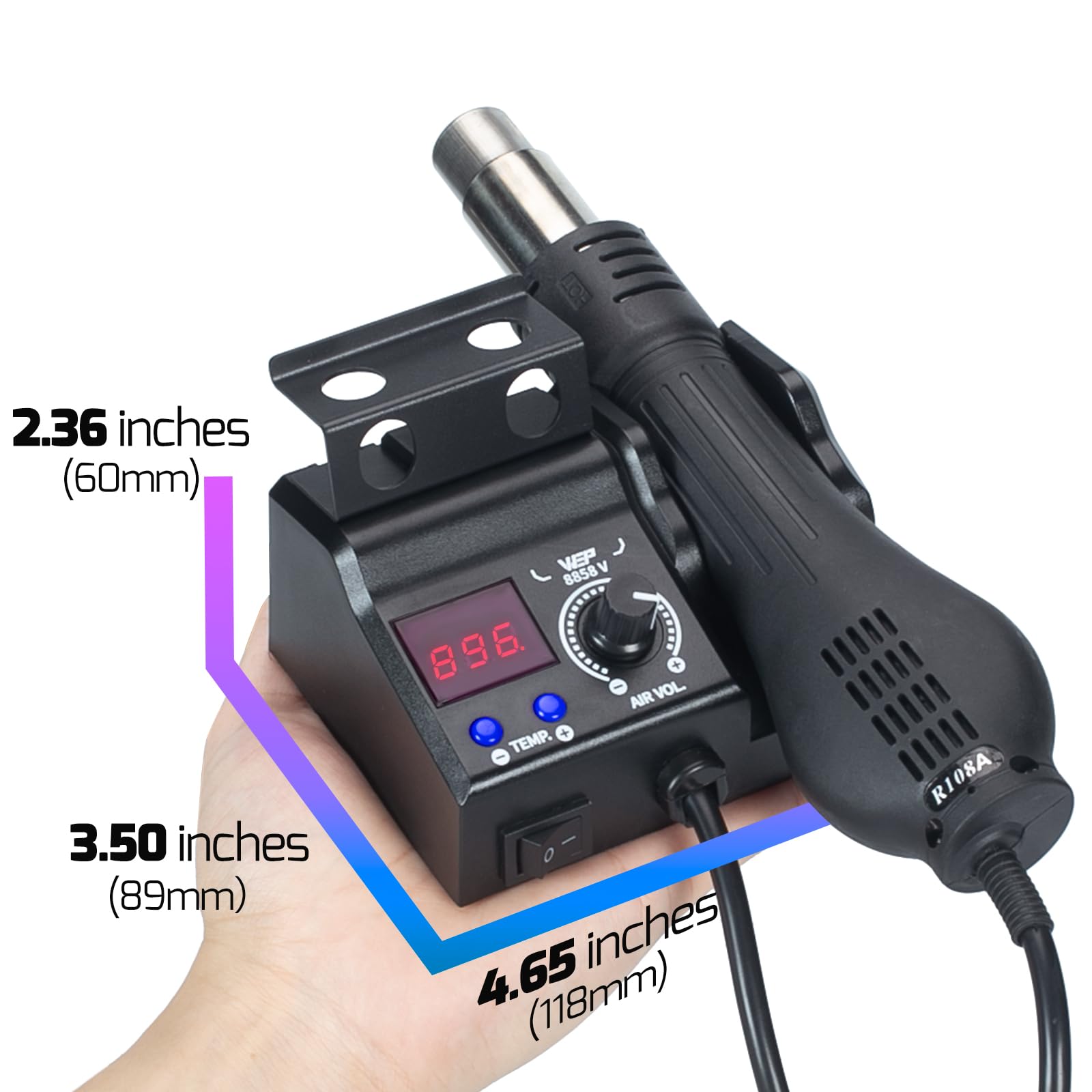 Amazon.co.jp: WEP 8858-V 熱気リワークステーション : DIY・工具
